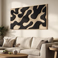 Large Framed 3D Abstract Wall Art by Cuspin