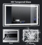 72"x36" LED Bathroom Mirror - Image 5