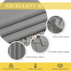 NICETOWN Extra Wide Sliding Door Curtains, Thermal Insulated Blackout Patio - Image 6