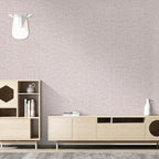 Beige Grasscloth Peel and Stick Wallpaper, Modern Textured Fabric Linen Vinyl - Image 4