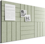 Bumusty Large Cork Board Alternative-36 x 24" Felt Bulletin Board Tiles by BUMUSTY