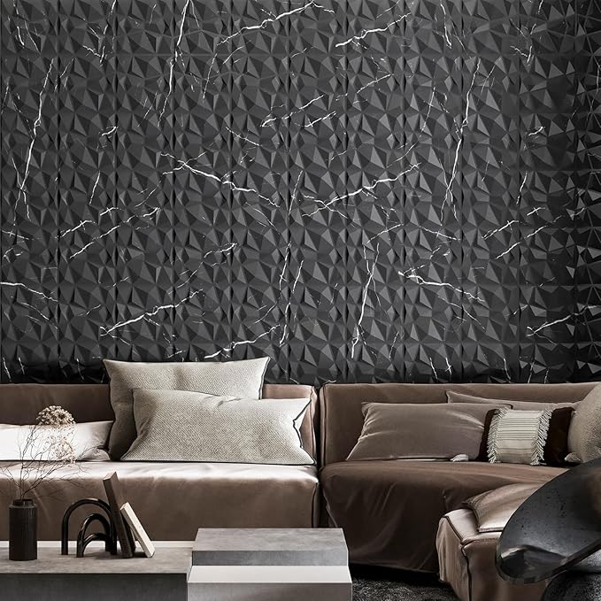 Art3d A10315BM 3D Diamond Design Paneling - Image 2