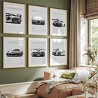 CSLGQGV Car Poster Vintage Racing Car Wall Art Supercar Canvas Prints Painting - Image 5