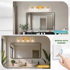 DORESshop 4-Light Vanity Light Fixtures, Modern Vanity Lights - Image 3