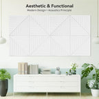 Art3d 6-Pack Self-Adhesive Acoustic Wall Panels - Image 6