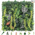 8 Pack 20"x20"Grass Wall Panels-Artificial Boxwood Panels by Unknown