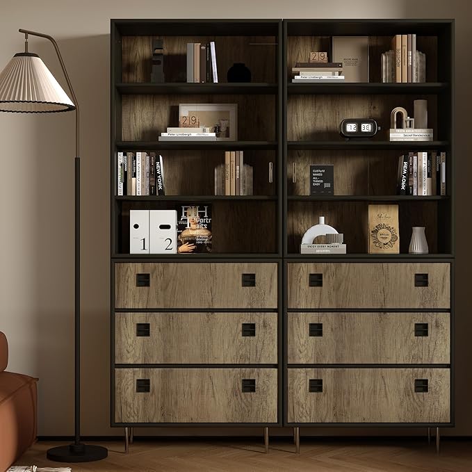 BOMENG 16"x354" Thick Brown Oak Wood Wallpaper Peel and Stick Wood Contact - Image 8