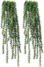 Artificial Hanging Plant 2 Pcs Faux Plant Ivy Vine Faux Eucalyptus Vines Fake - Image 7