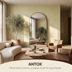 Antok 71" x32” Arched Full Length Floor Mirror, Free Standing/Wall Mount/Leaning - Image 4