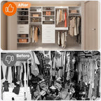 ROOMTEC Modular Closet System, 25.5" 4 Drawer Shelf Closet Tower Wall-Mounted - Image 5