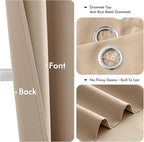 MIULEE Blackout Curtains for Bedroom Living Room 2 Panels, Thermal Insulated - Image 5