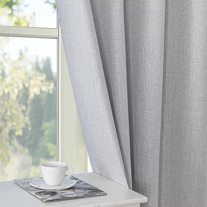 IGEMAEVE 100% Blackout Curtains 108 Inches Long - Image 6