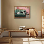Fun Cat Wall Art Cute Tuxedo Cat - Image 4