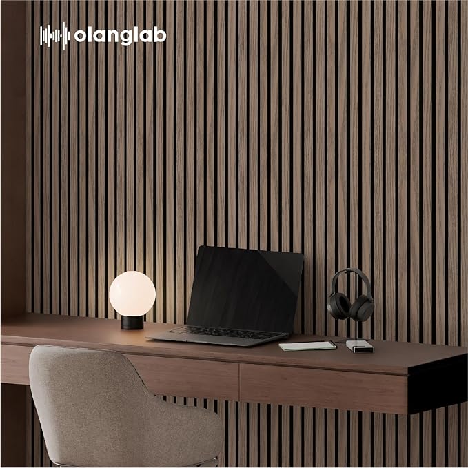 Olanglab Wood Wall Panels 4 Pack, Wood Slat Acoustic Wall Panels, 94.5"x12.6" - Image 8