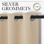 NICETOWN Door Screen Cover for Air Conditioner Room, Insulated Faux Accordion - Image 3