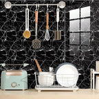 Chejiaye 10pcs Marble Peel and Stick Waterproof Wall Panels, Heat-Resistant - Image 2