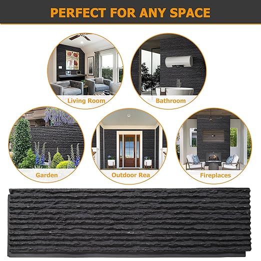 ROOMTEC 6-Packs Faux Stone Wall Covering Panels - Image 5