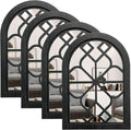 ZEXUIRU 4 Set. Rustic Wall Mirrors by ZEXUIRU