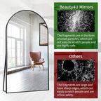 Beauty4U 76" x 37" Arched Full Length Mirror - Image 5