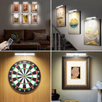 Wall Picture Lights with Remote, Dimmable Painting Light Battery Powered with 3 - Image 4