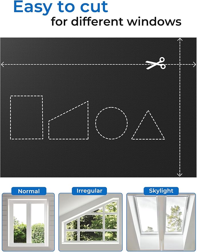 Sumobaby Blackout Curtains Portable 25"x64", No Drill Door Curtains - Image 5