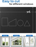 Sumobaby Blackout Curtains for Bedroom Portable 34"x72", No Drill Blackout - Image 5