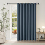 ChrisDowa Room Divider Curtain 90 Inches Long, Wide Blackout Sliding Door by ChrisDowa