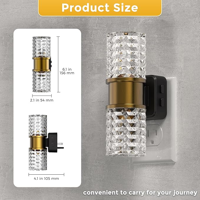 L LOHAS LED Night Light, Dimmable Night Lights Plug into Wall, 0-100LM - Image 6