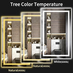 50"x30" LED Bathroom Mirror - Image 5