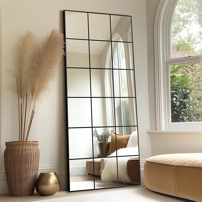 Delma Full Length Mirror, Wall Mounted, Hanging or Leaning - Image 3