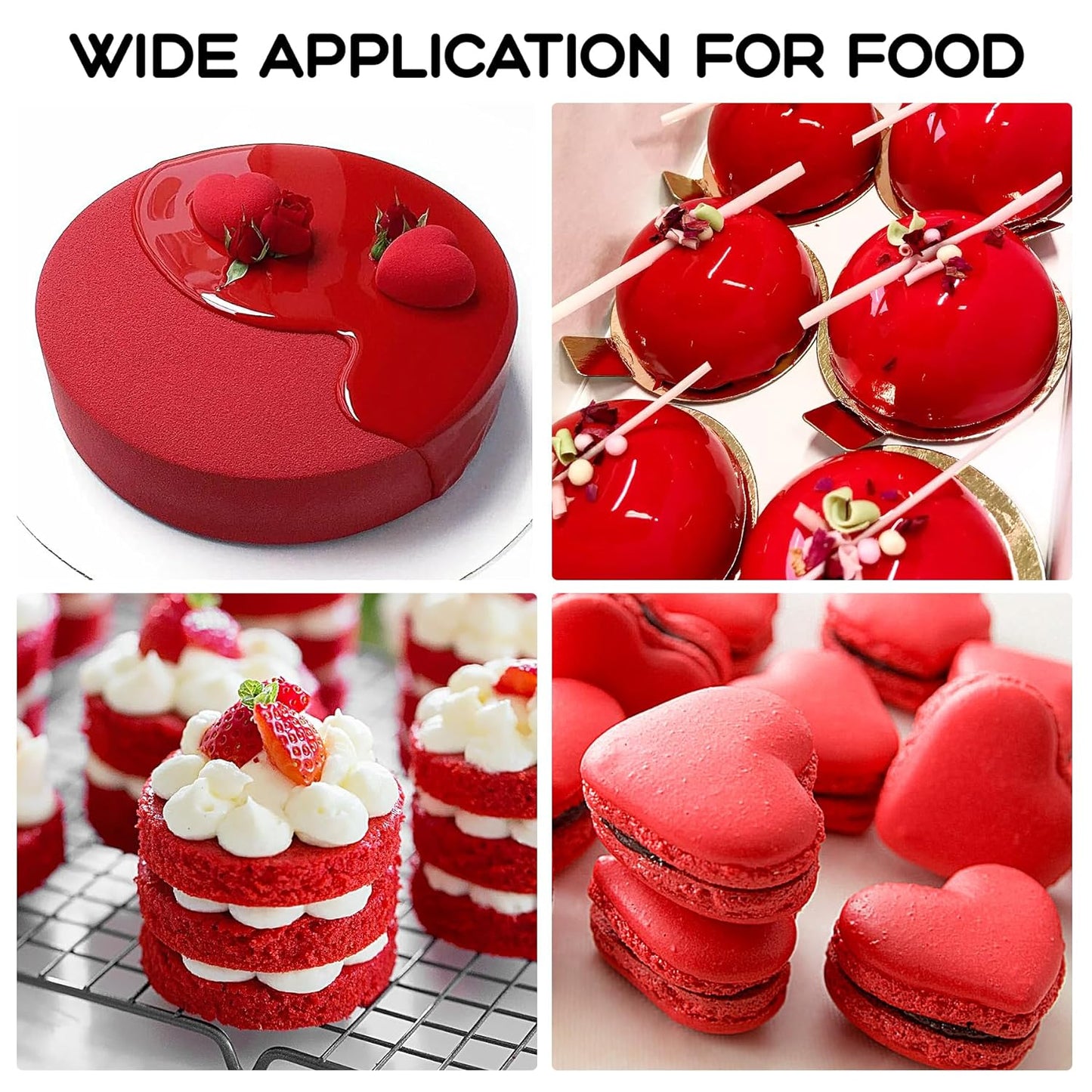 Red Gel Food Coloring 4.5 oz Professional Grade Super Red Food Dye Concentrated Gel Food Coloring for Icing Baking Cake Decorating Cookie