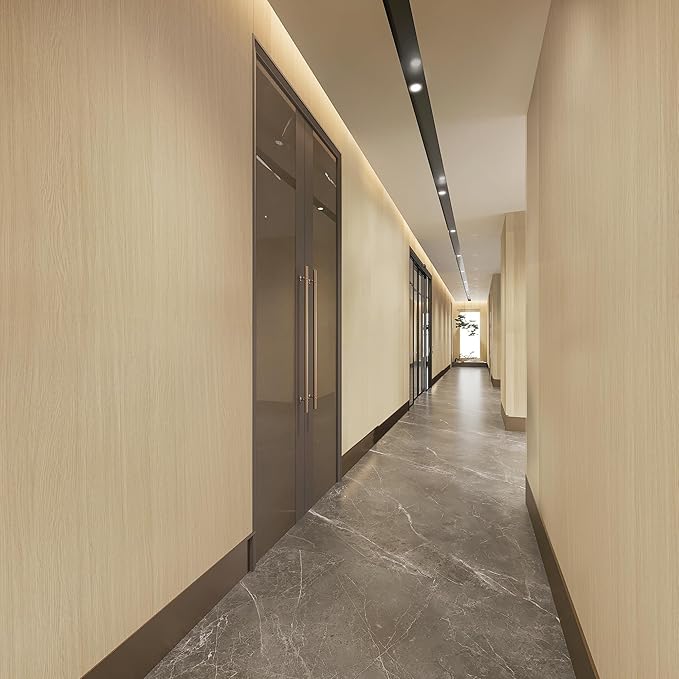 BOMENG White Oak Wood Contact Paper Peel and Stick Light Oak Wallpaper - Image 6