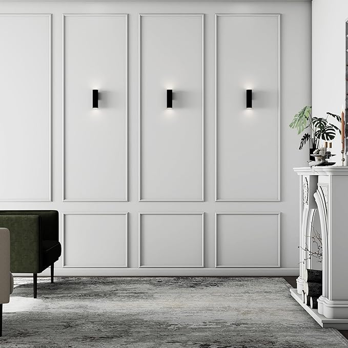 Pangda Peel and Stick Wall Molding Kit, 3D Premade Accent Molding Wainscoting - Image 3