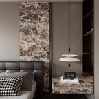 BAYYA Brown Marble Paper Granite Peel and Stick Kitchen Backsplash Wallpaper - Image 7