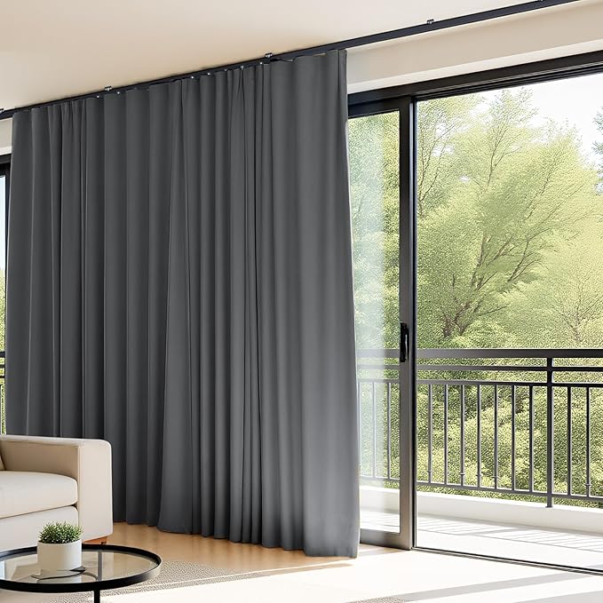 Room Divider Curtains Flexible Ceiling Tracks Set Curtain Track Ceiling Mount - Image 2