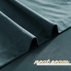 NICETOWN Greyish Blue Velvet Curtains 52" x 63", 2 Panels - Image 6