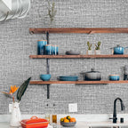 WADILE Grasscloth Peel and Stick Wallpaper 23.6in x 236in, Textured Contact - Image 6