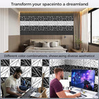12 Pack 2-Layer Soundproof Wall Panels, 0.9lb/ft* High Density, Thicker 0.43 in - Image 5