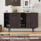 Abyssaly Brown Peel and Stick Wallpaper - Image 6