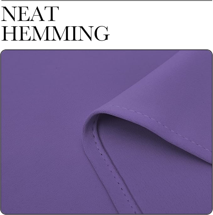 NICETOWN Blackout Curtains for Living Room, Lilac Purple, 2 Panels, 42 by 63 - Image 6