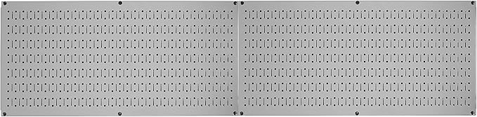 Wall Control Pegboard Rack Horizontal Metal Pegboard Garage Tool Storage Pack - Image 2