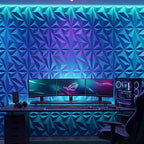 3D Wall Panel Diamond for Interior Wall Decor, Waterproof, Heat Resistant PVC - Image 5