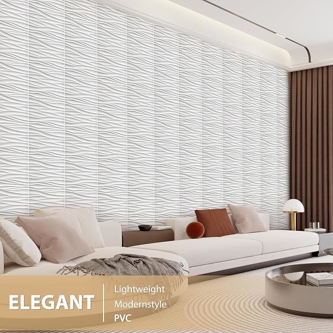 Heikki 30 Pack 3D Wall Panel for Interior Wall Décor, PVC Flower Textured Wall - Image 5