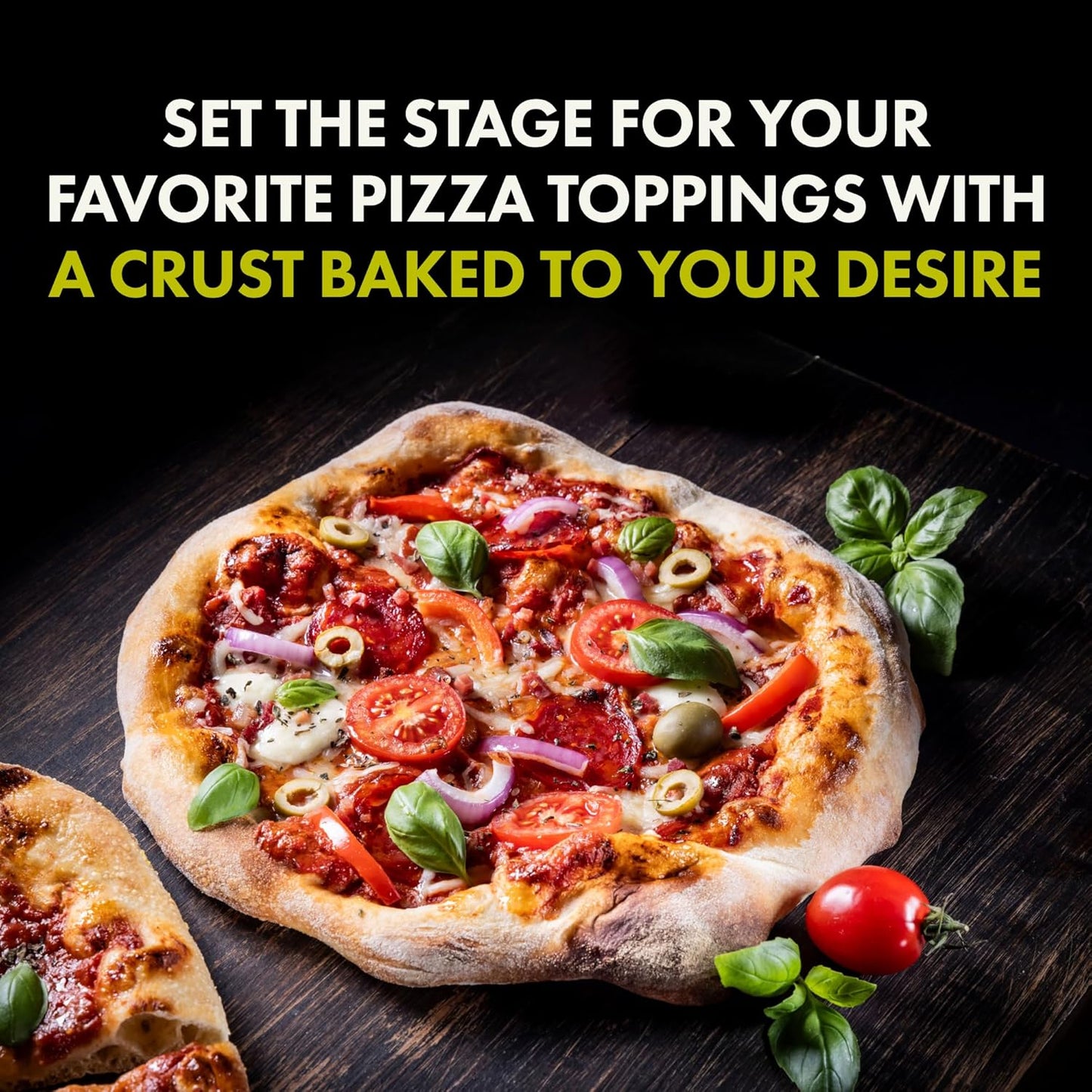 Let’s Bake Bread Organic Pizza Crust Baking Mix - Crispy & Chewy Artisan Crust - USDA Organic, Non-GMO, No Additives, Easy Home Baking, Pizzeria-Quality Dough at Home - 17.64 oz (1 Pack)