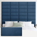 IFNOW Upholstered Wall Mounted Headboard, 3D Soundproof Wall Panels Peel and by IFNOW