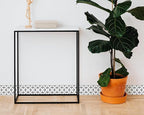 FLFK Wallpaper Border Black and White Patterns Peel and Stick Wall Border Self - Image 4
