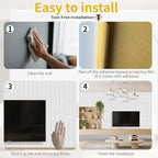 EVERECO 6 Pack Large Acoustic Panels, 47.2×23.6×0.4 inches, Soundproof Panels - Image 8