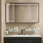 PUSDON 5-in-1 Wide Wall Mount Wrapped Mesh Kitchen Organizer & Shower Caddy Kit - Image 9
