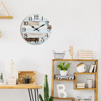 KECYET Wall Clock Battery Operated 10 Inch Silent Non-Ticking Coastal Country - Image 5