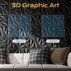 Sonicism Wall Panels Upgrade 16 Pack, 0.7”x11.8”x11.8”Pyramid 3D Wall Panels - Image 4